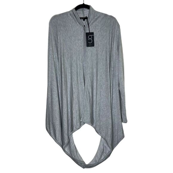 NWT Gibson Women’s Gray Lightweight Cardigan L - Picture 1 of 7